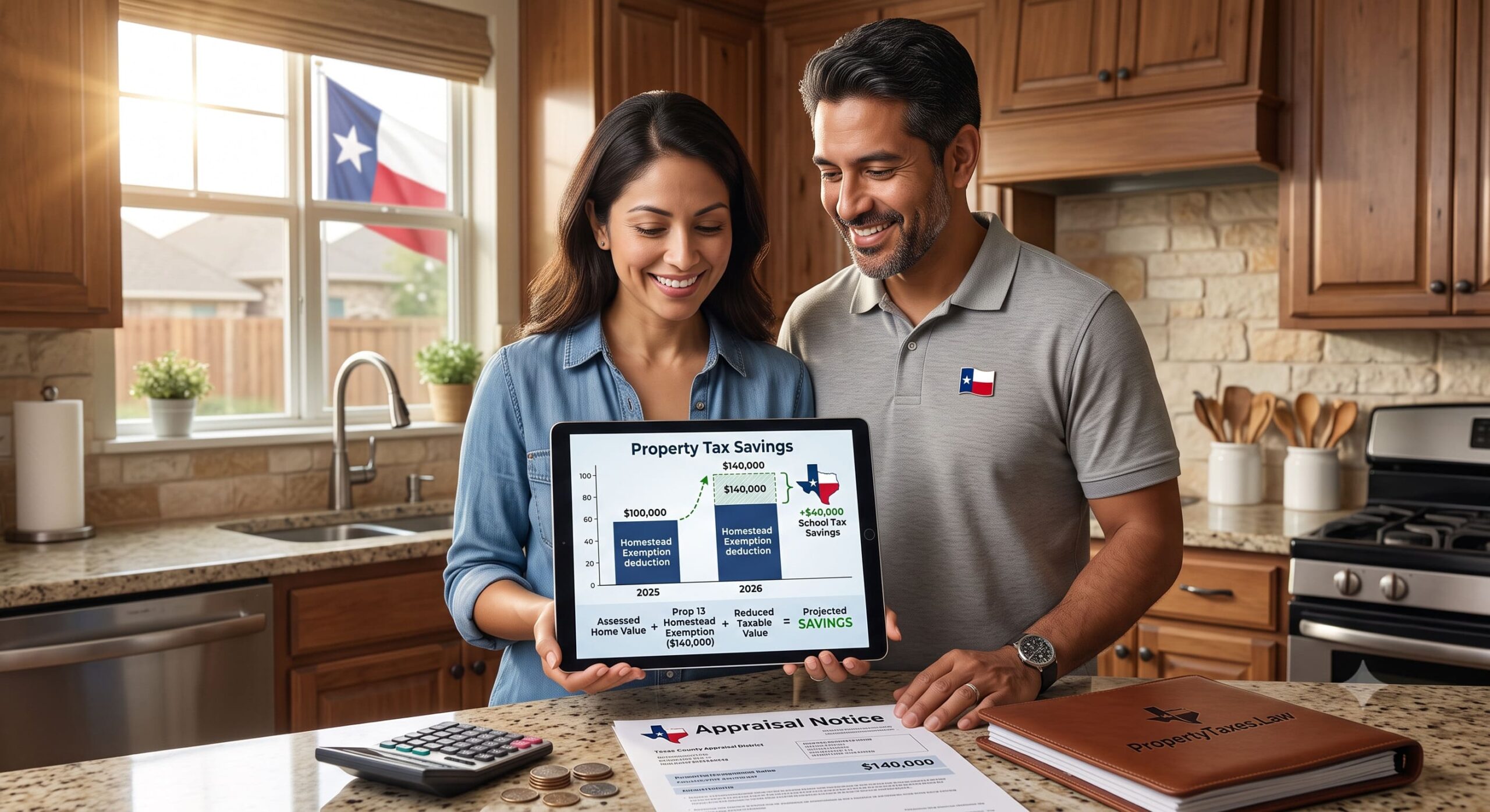 Texas Proposition 13 homestead exemption explained